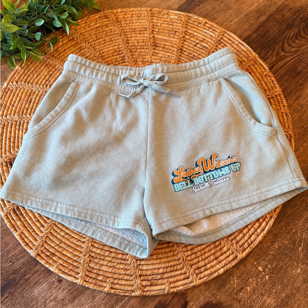 Lainey Wilson Bell Bottoms Up Nashville Graphic Print Shorts